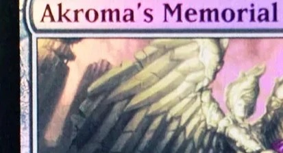 Themed Playing Card - Carte Proxy Personalizzate Akroma's Memorial/Akromas Will,