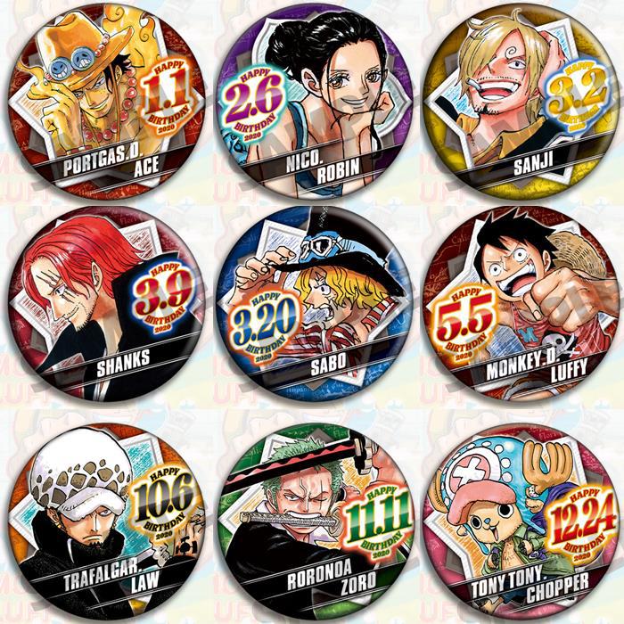 Zoro Anime Merchandise - One Piece Anime Badge Set Merce