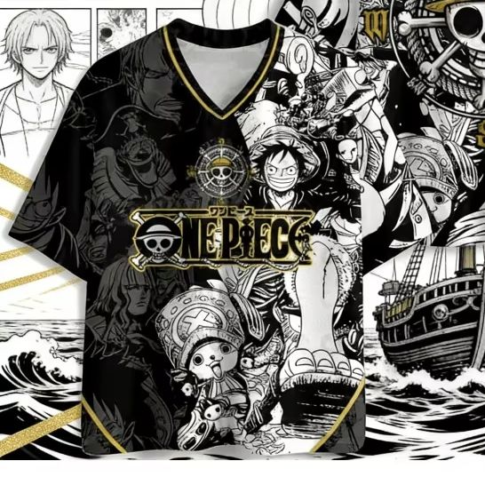 Zoro Anime Merchandise - Nuova Maglietta Estiva 2026 Anime Giapponese