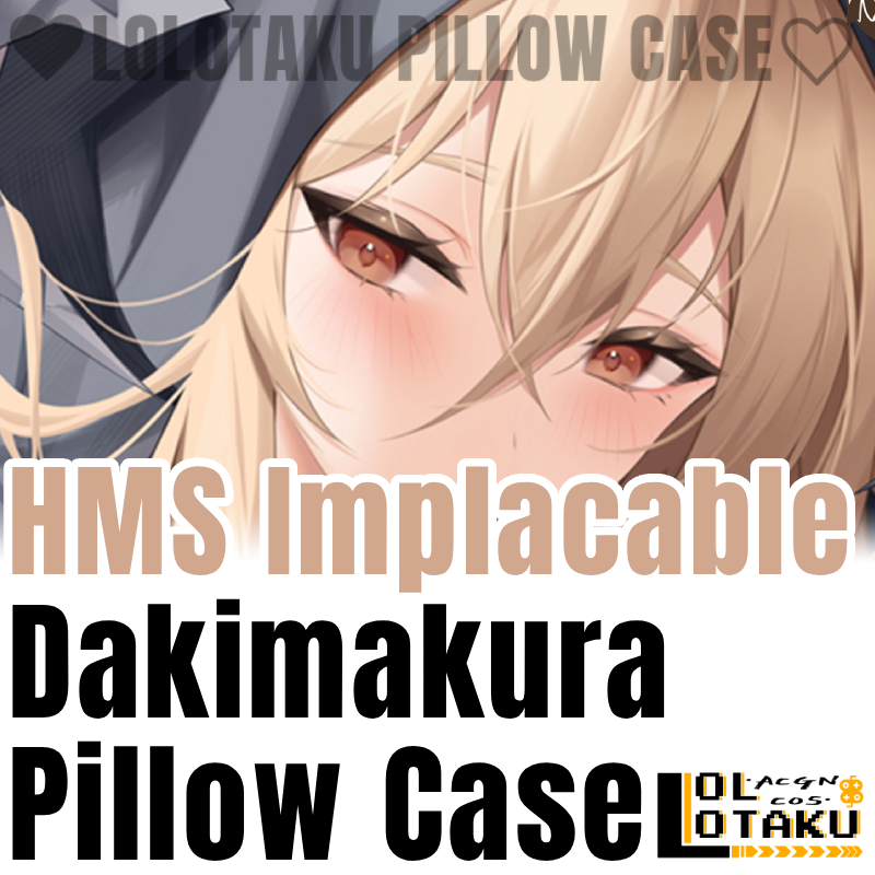 Body Pillow Cover - HMS Implacable Dakimakura Azur Lane Federa