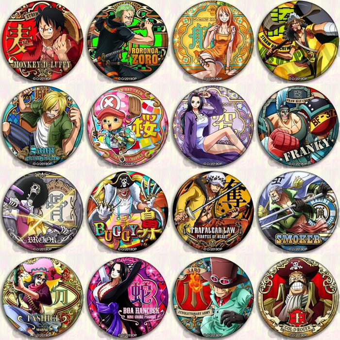 Zoro Anime Merchandise - Set di spille per badge anime