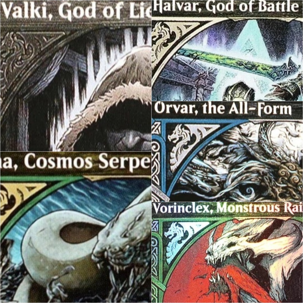Themed Playing Card - Esika, Dio dell'Albero / Halvar, Dio